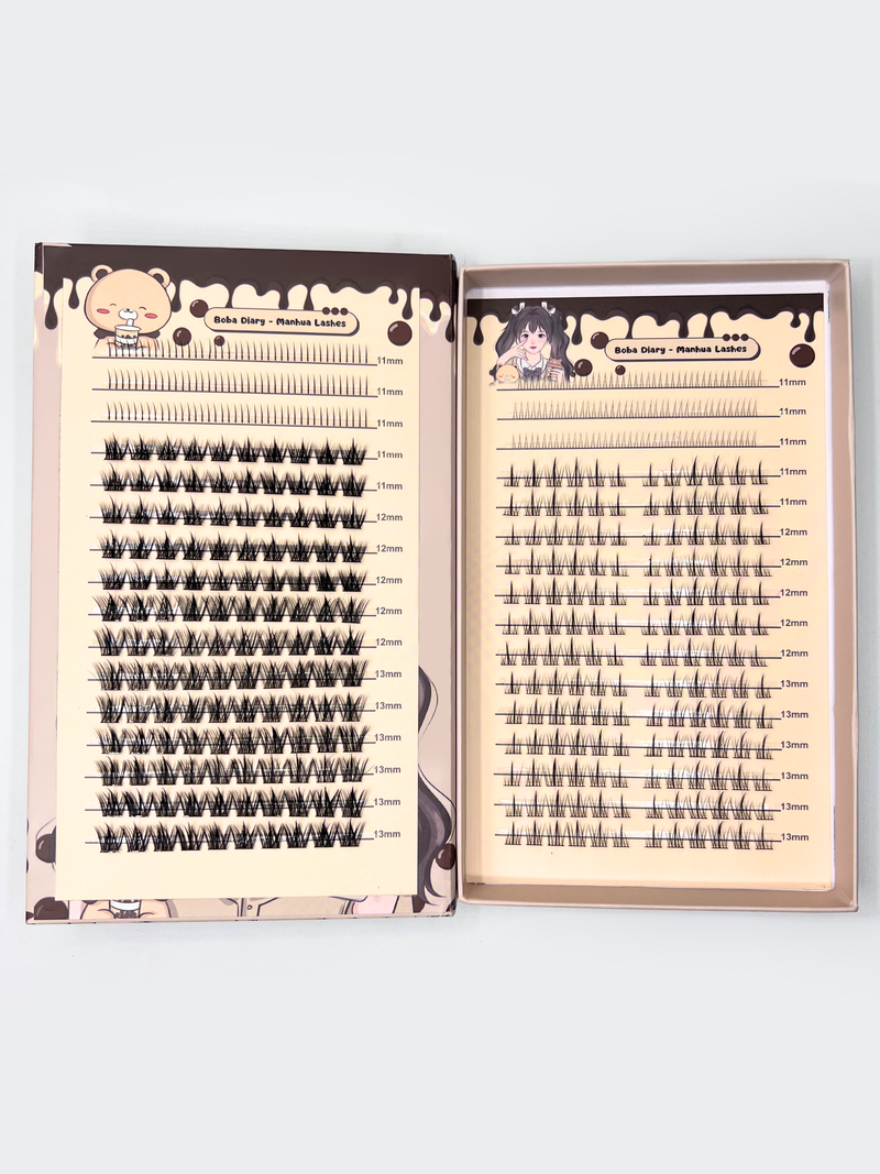 Boba Diary Manhua Manga Lash Clusters Book