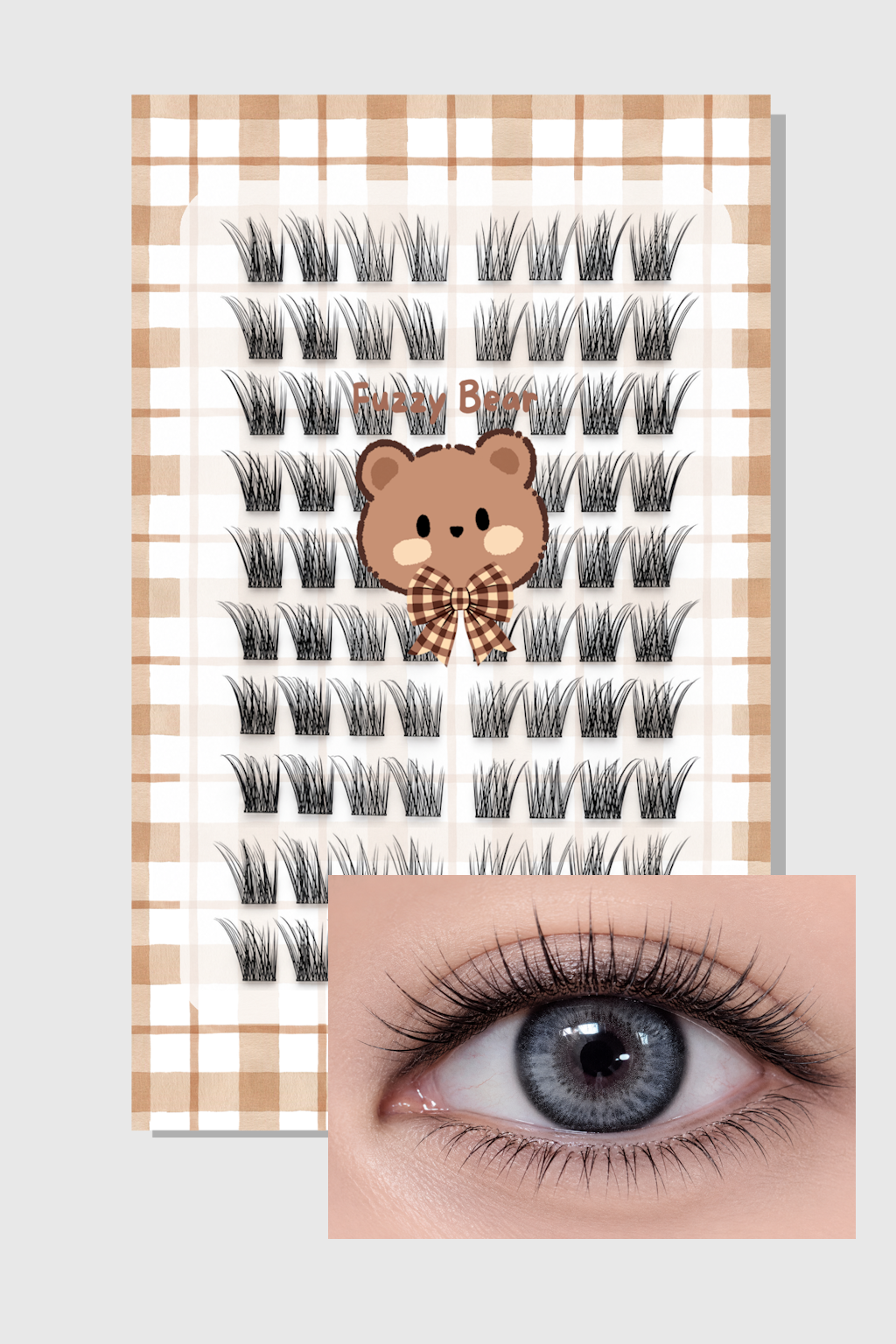 Fuzzy Bear - Manhua Lashes