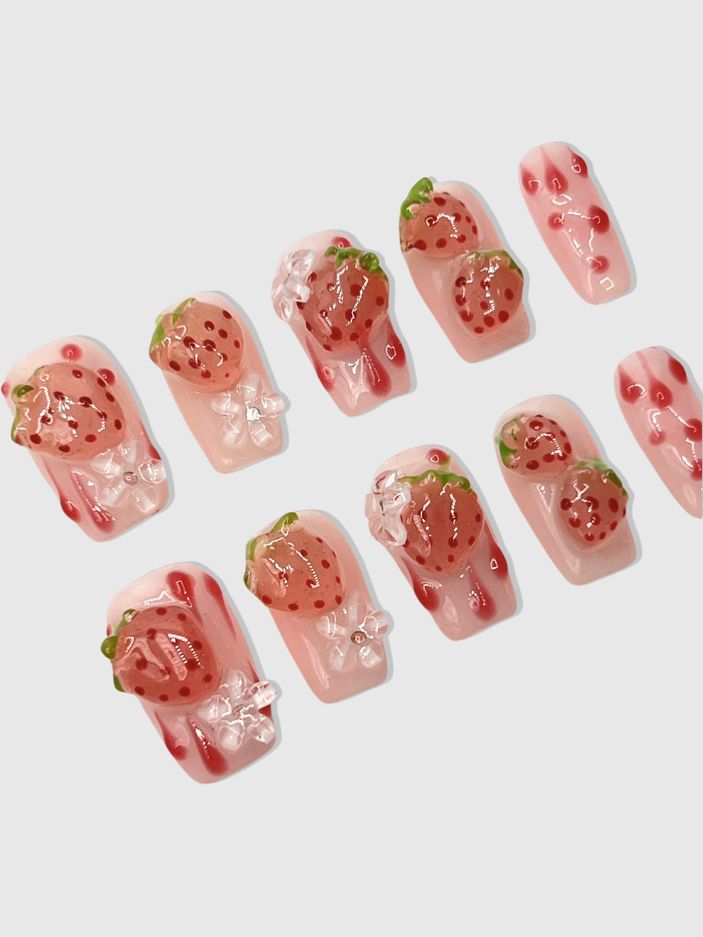 Strawberry nails