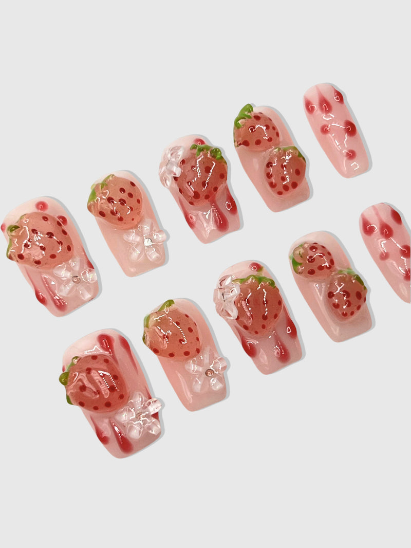 Strawberry nails