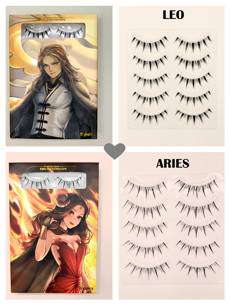 12 Zodiac Manhua/Anime Lashes bundle