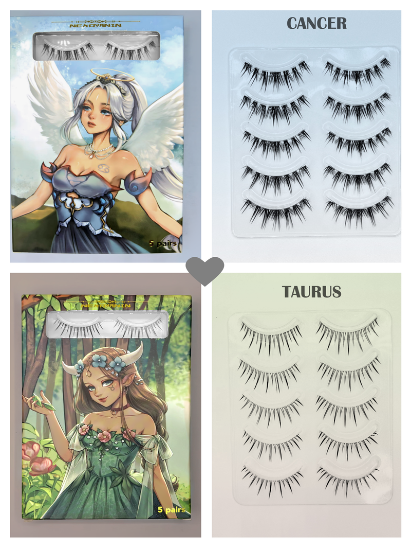 12 Zodiac Manhua/Anime Lashes bundle