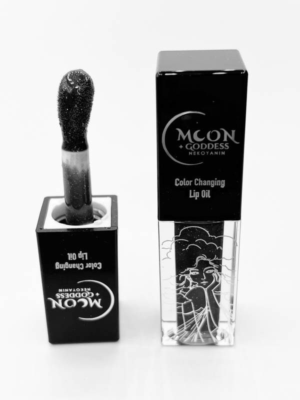 Black Color Changing Lip Oil-Moon Goddess