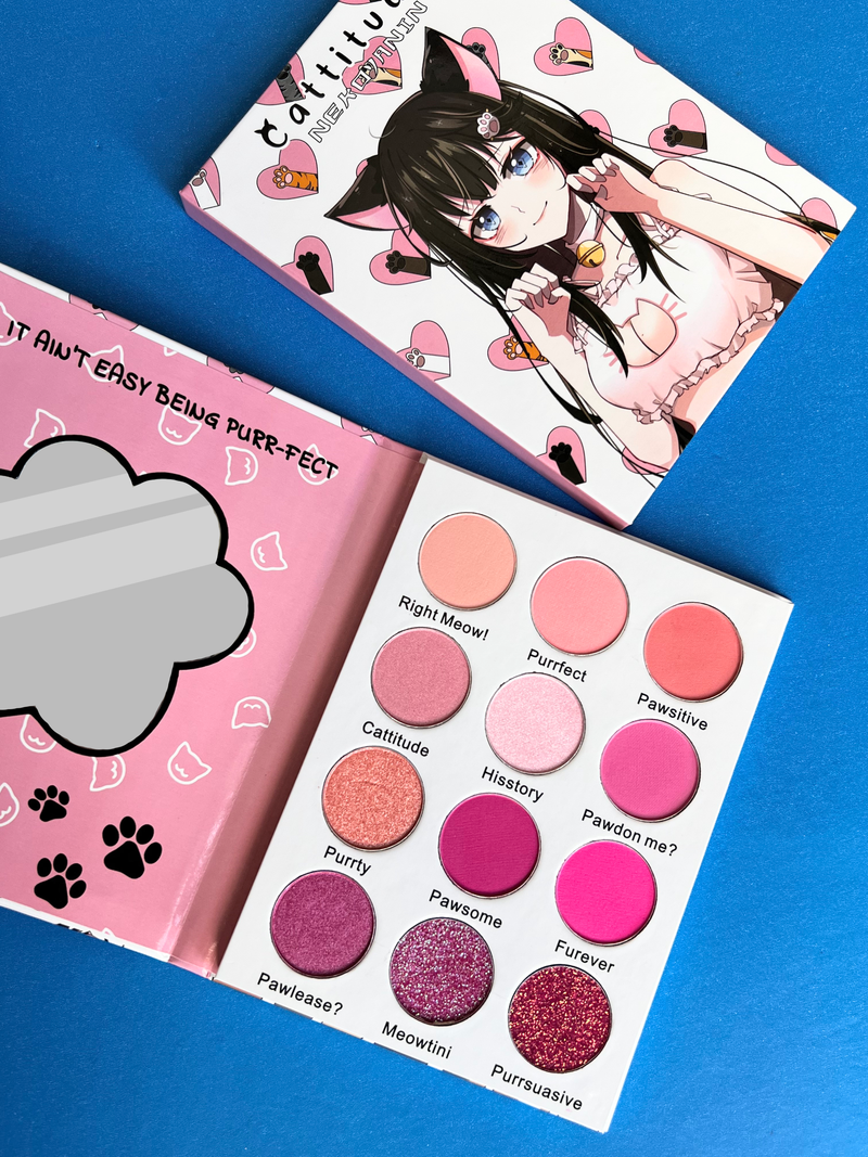 Anime makeup Neko Pink Eyeshadow Palette 